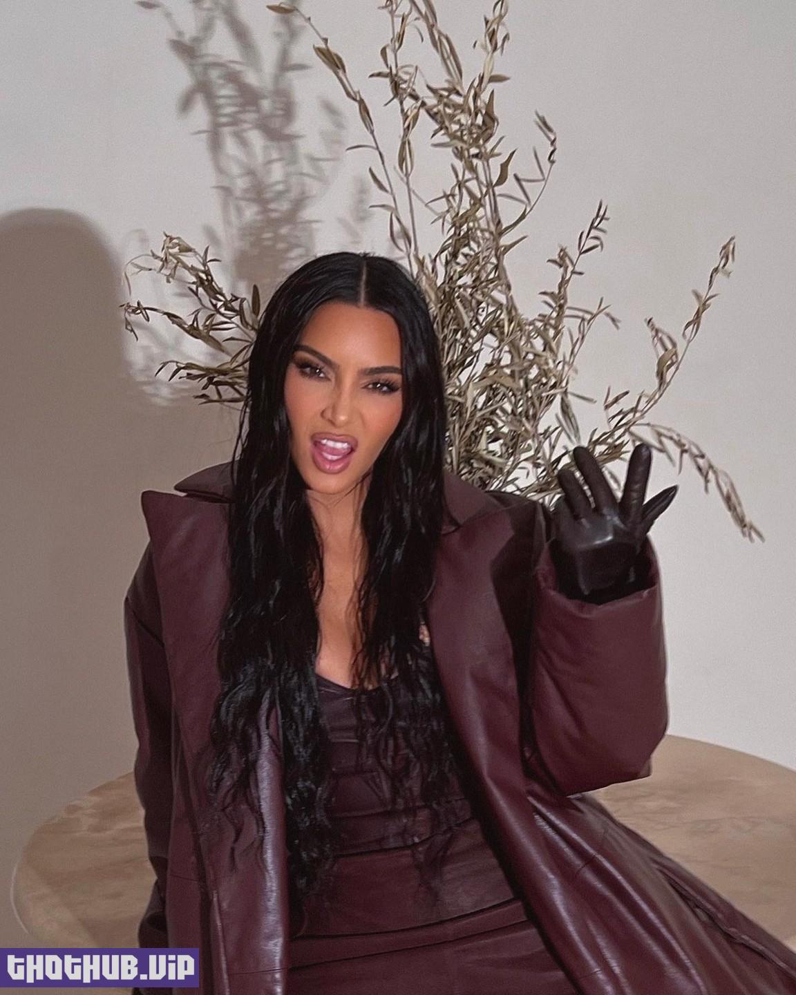 Kim Kardashian Leather