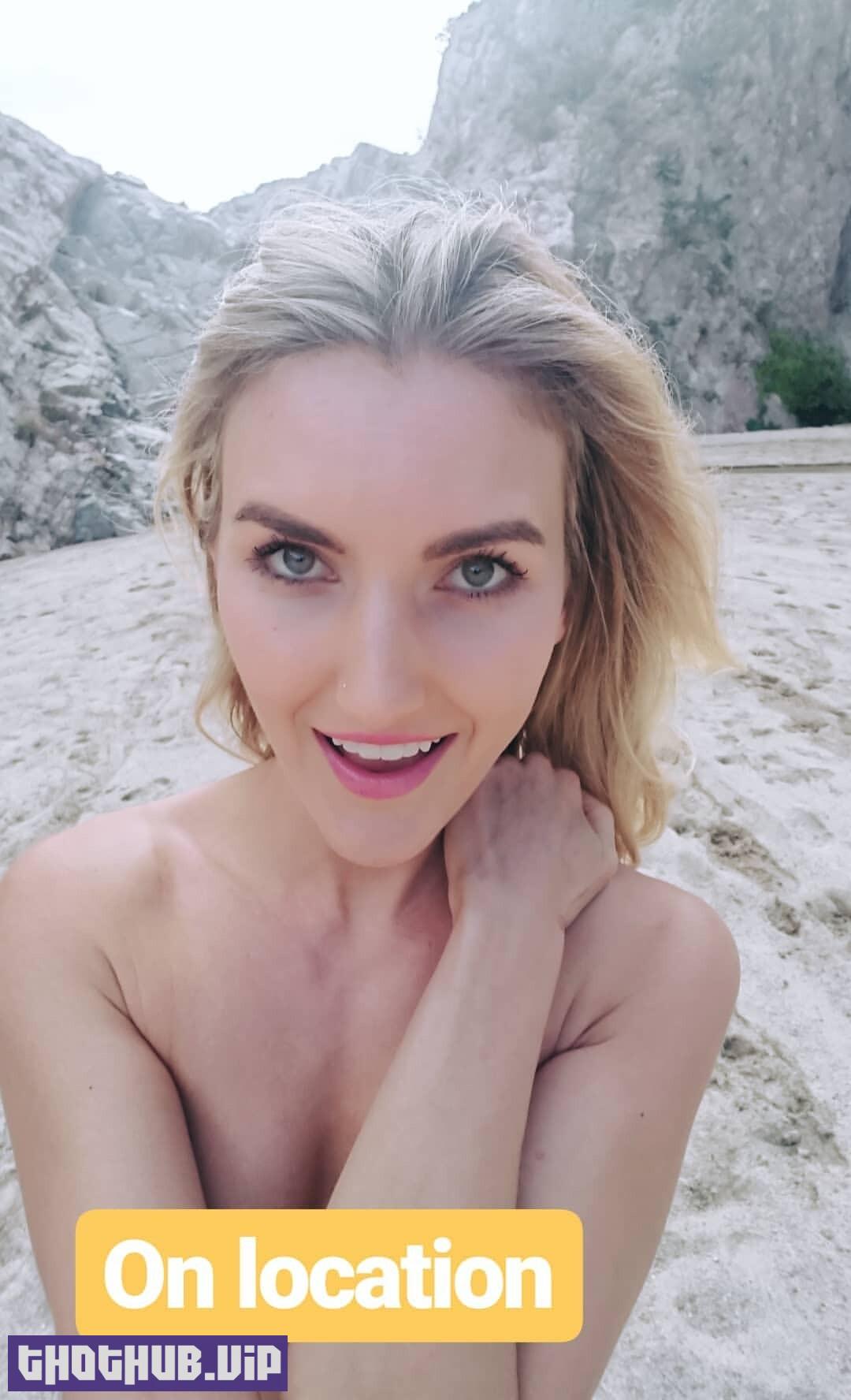 Anna Katharina BTS Topless