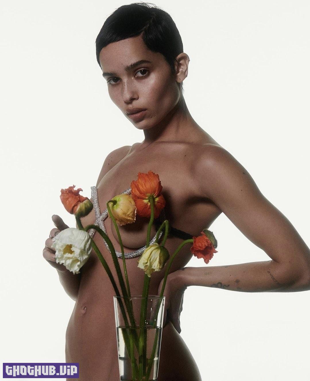Zoe Kravitz Nude in Pop Magazine 2020