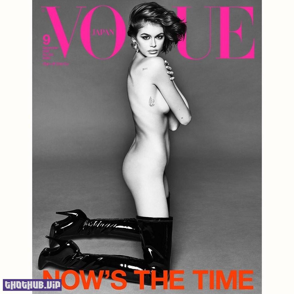 Kaia Gerber Nude For Vogue Japan 2020 