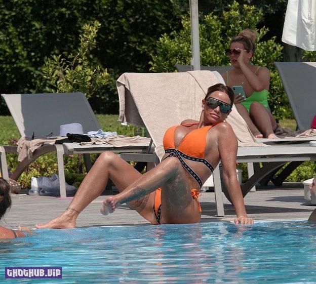 Katie Price In A Sexy Bikini The Day Before She Broke Both Her Legs