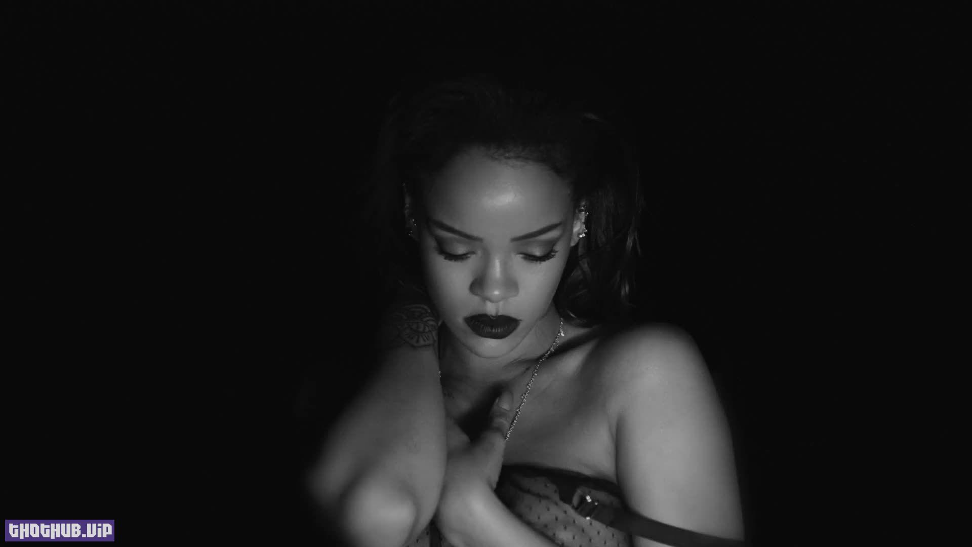 Rihanna-Topless-See-Through-17