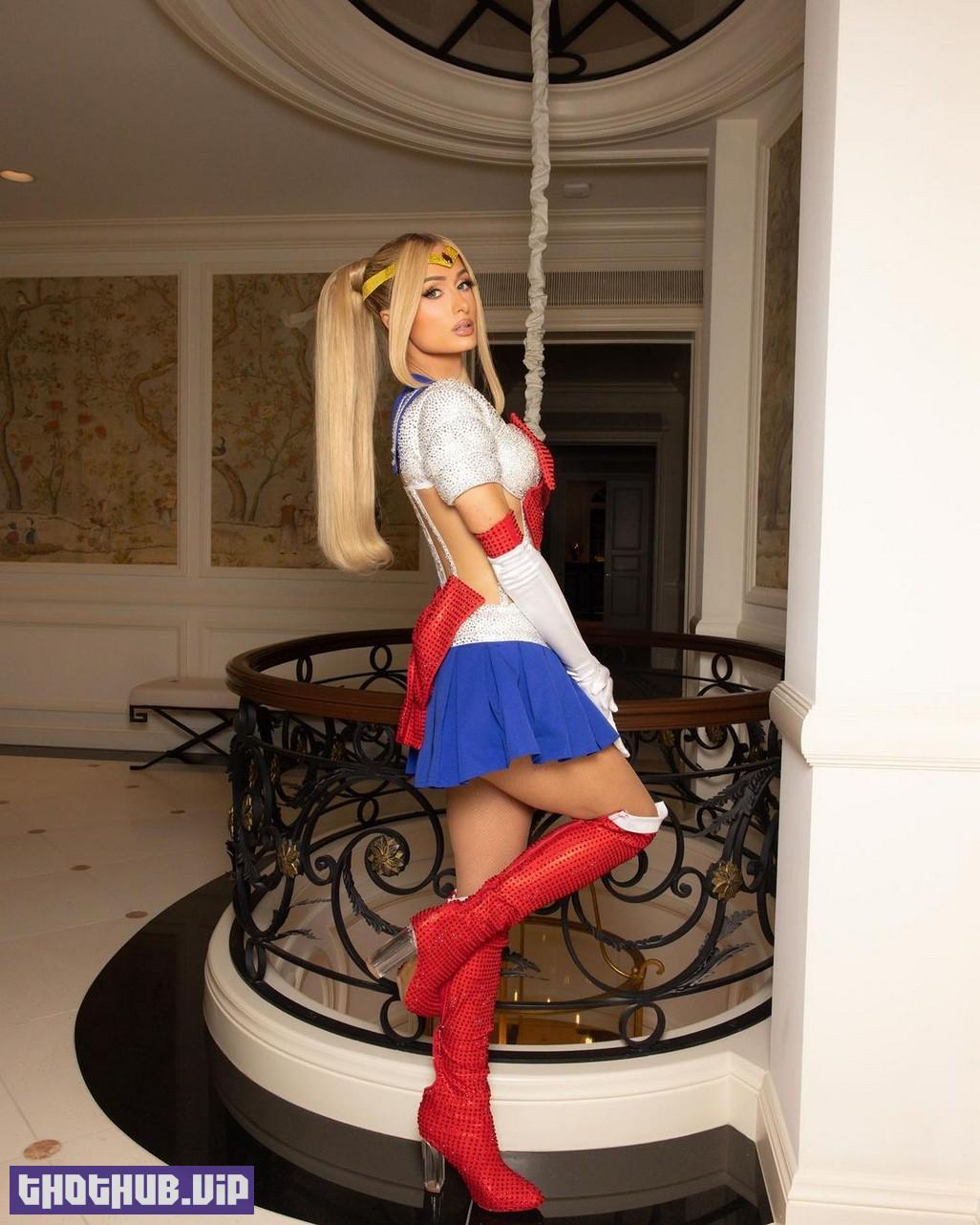 Paris Hilton Sailor Moon Cosplay