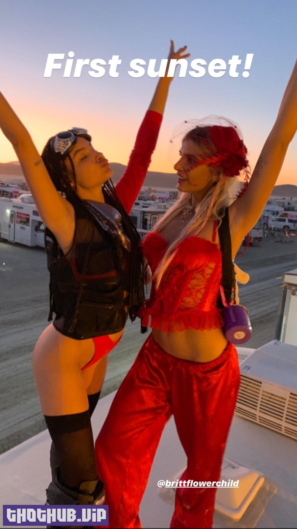 Cami Romero Sexy at Burning Man 2019