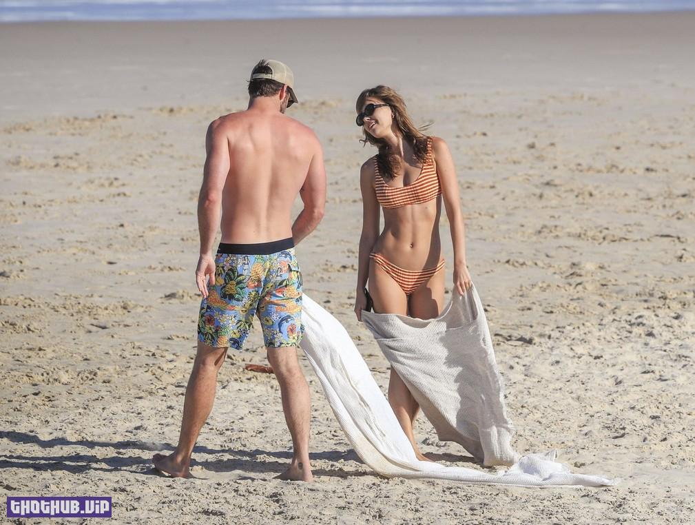 Gabriella Brooks In A Sexy Bikini With Liam Hemsworth