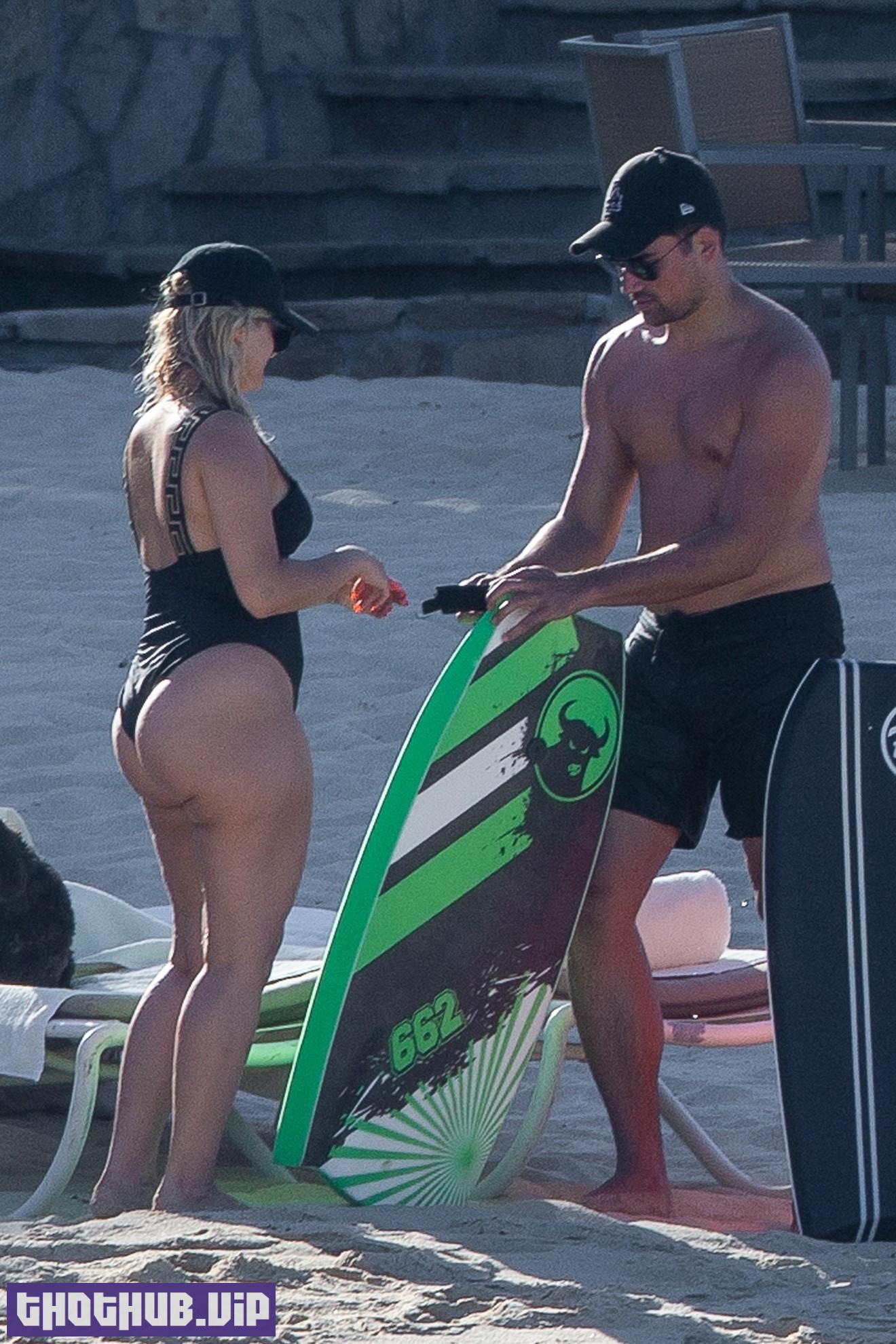 Bebe Rexha Showed Off Her Fat Ass On The Beach