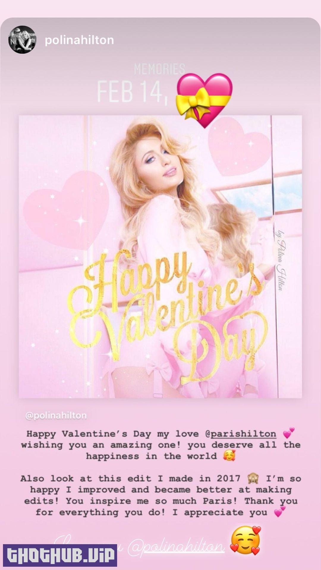 Paris Hilton Valentine's Day 2020