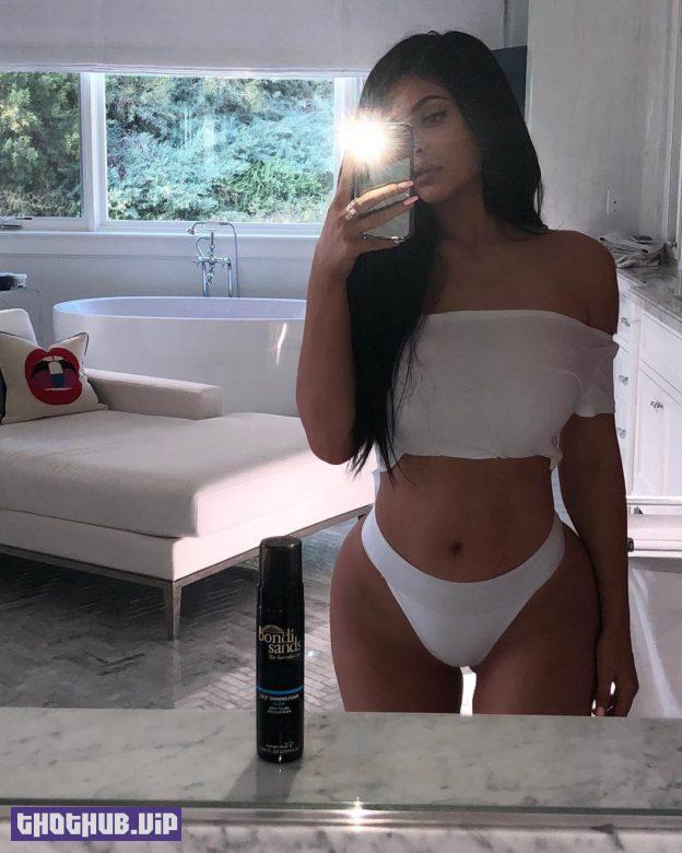 Kylie Jenner near Nude