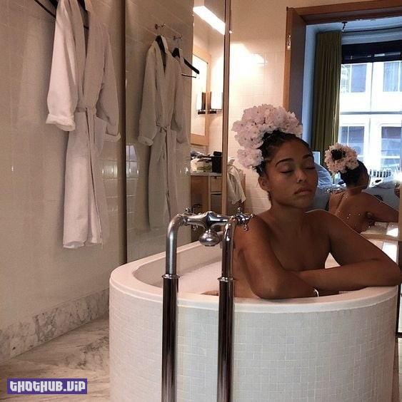 Jordyn Woods Naked In Bath
