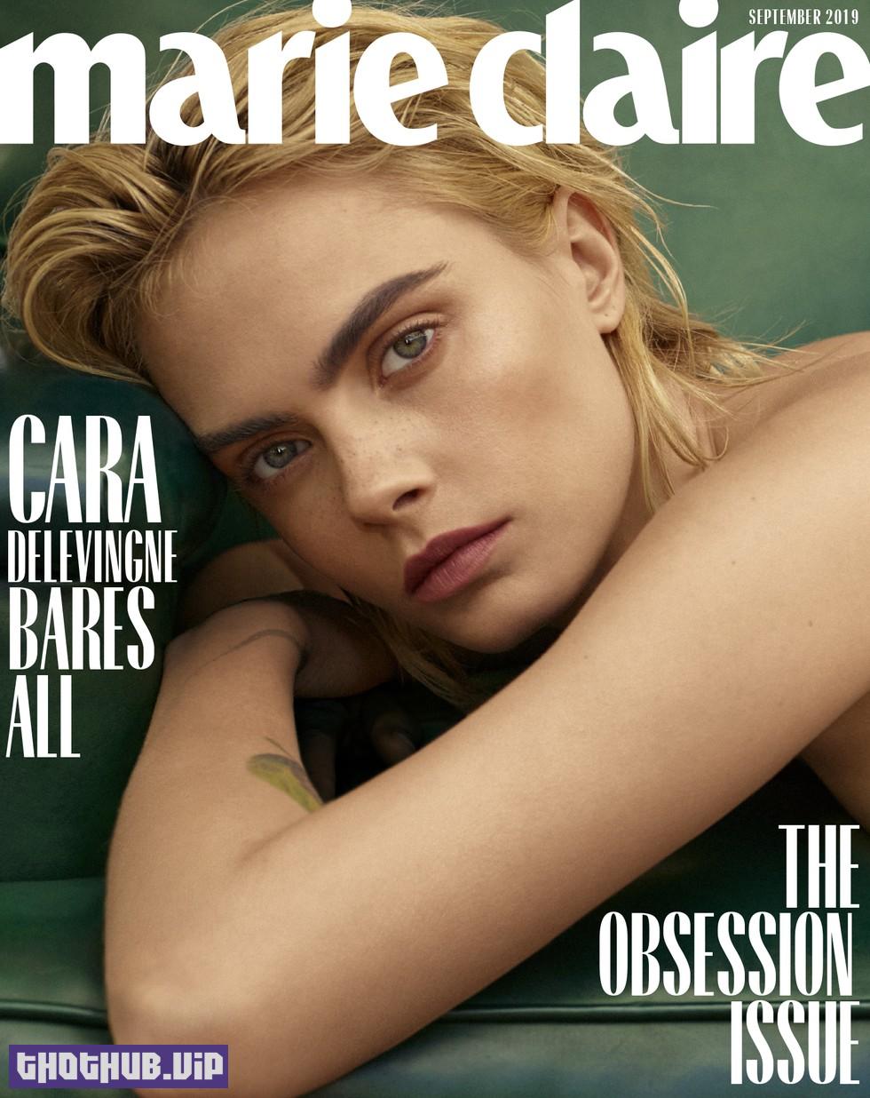 Cara Delevingne Nude for Marie Claire