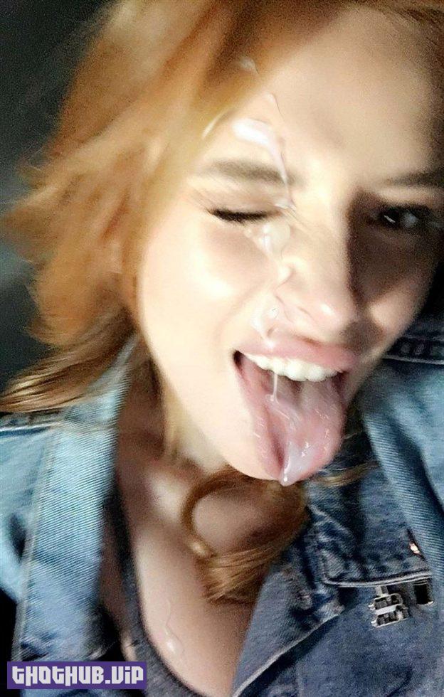 Bella Thorne With Cum on Her Face after hard Facial