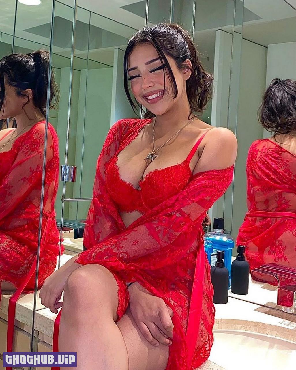 Mia Amador Sexy In Red