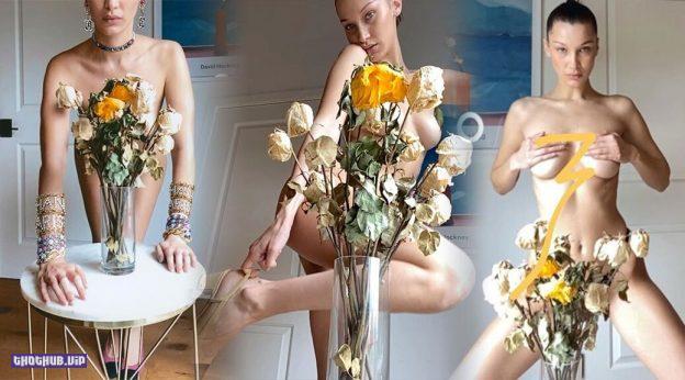 Bella Hadid Nude For Vogue During COVID-19 Quarantine