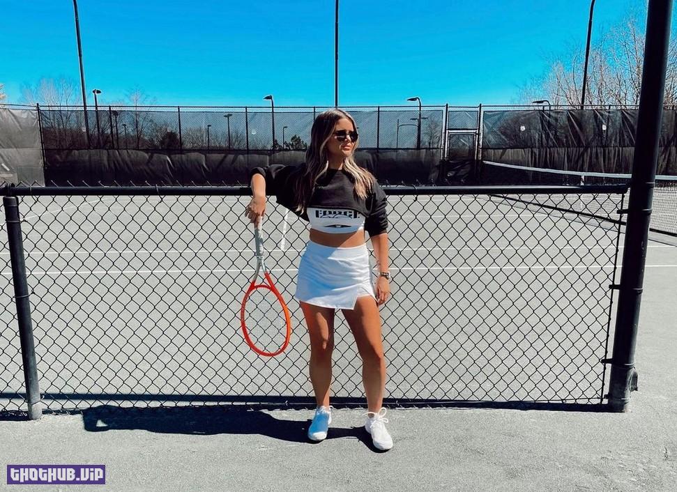Maren Morris Plays Tennis