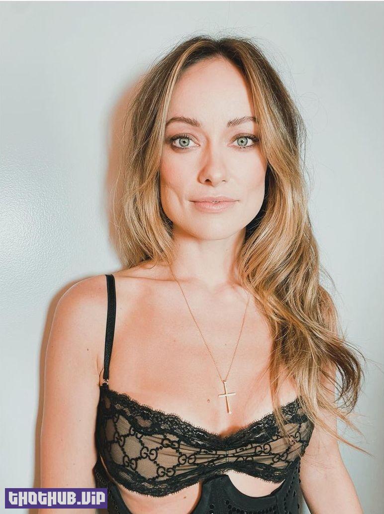 Olivia Wilde In A Corset And A Lace Bra Instead Of A Top
