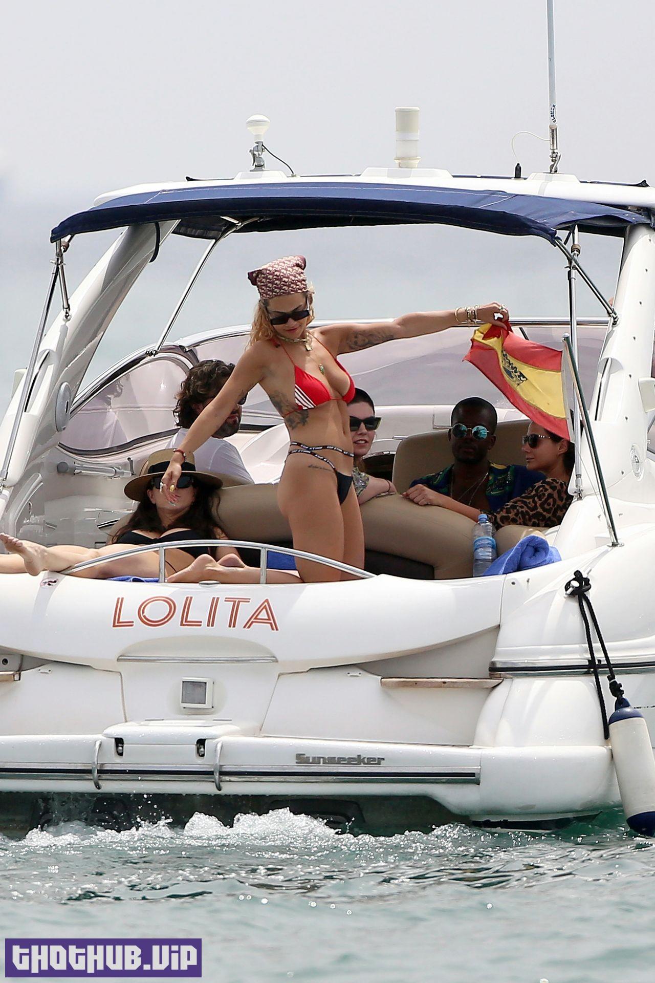 Rita Ora on Boat
