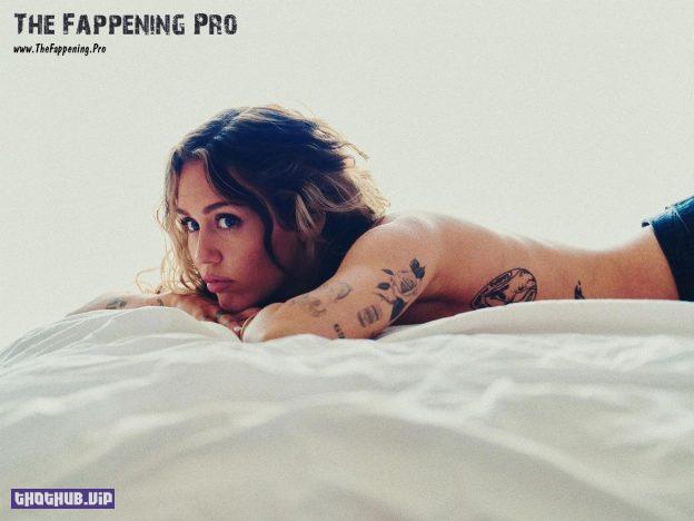 Miley Cyrus Nude For "Jaded" Video Premiere