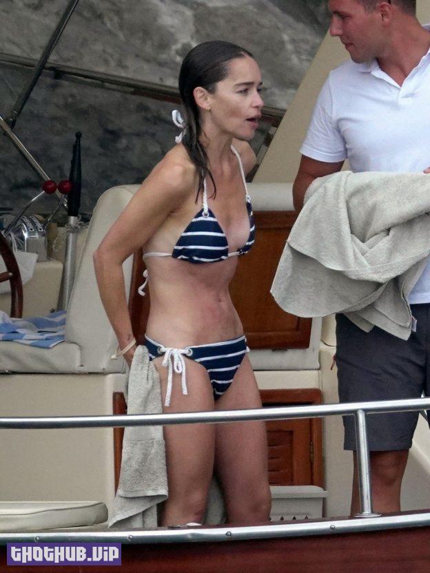 Emilia Clarke Looks Haggard In A Bikini On Vacation In Italy